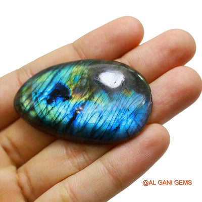 116.00 Cts Natural South African Fire Labradorite Loose Gemstone Fancy Cabochon 54x33x8 mm L-19