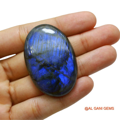 Natural Fire Labradorite Gemstone 121.00 Cts Loose Oval Cabochon From South Africa 50x33x8 mm L-20