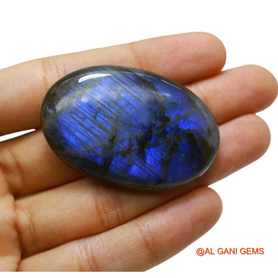 Natural Fire Labradorite Gemstone 121.00 Cts Loose Oval Cabochon From South Africa 50x33x8 mm L-20