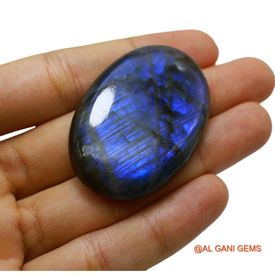 Natural Fire Labradorite Gemstone 121.00 Cts Loose Oval Cabochon From South Africa 50x33x8 mm L-20