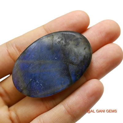 Natural Fire Labradorite Gemstone 121.00 Cts Loose Oval Cabochon From South Africa 50x33x8 mm L-20