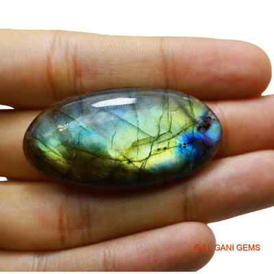 72.00 Cts Natural South African Fire Labradorite Loose Gemstone Oval Cabochon 46x24x8 mm L-32
