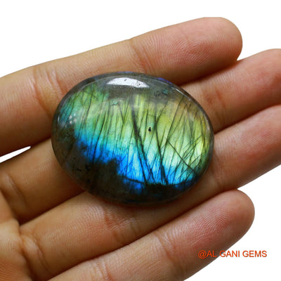 Natural Fire Labradorite Gemstone 66.00 Cts Loose Oval Cabochon From South Africa 40x33x6 mm L-36