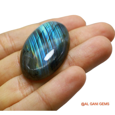 Natural Untreated Fire Labradorite Loose Gemstone Oval Cabochon From South Africa 79.00 Cts 43x26x7 mm L-37