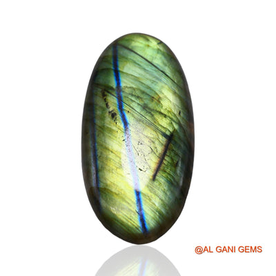 155.00 Cts Natural South African Fire Labradorite Oval Cabochon Loose Gemstone For Jewelry 70x34x7 mm L-3