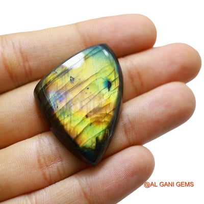 Natural Fire Labradorite Gemstone 68.00 Cts Loose Fancy Cabochon From South Africa 41x27x8 mm L-44