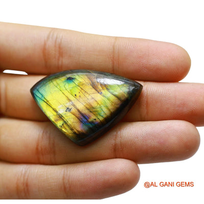 Natural Fire Labradorite Gemstone 68.00 Cts Loose Fancy Cabochon From South Africa 41x27x8 mm L-44