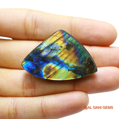 Natural Fire Labradorite Gemstone 68.00 Cts Loose Fancy Cabochon From South Africa 41x27x8 mm L-44