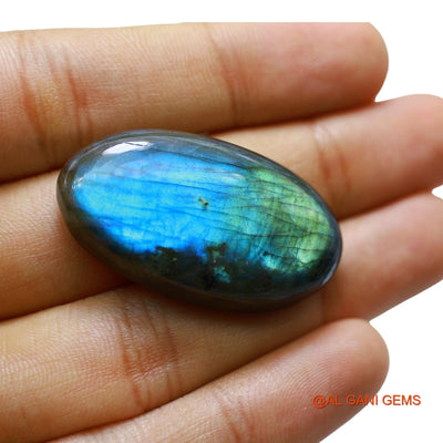 62.00 Cts Natural South African Fire Labradorite Oval Cabochon Loose Gemstone For Jewelry 38x21x8 mm L-48