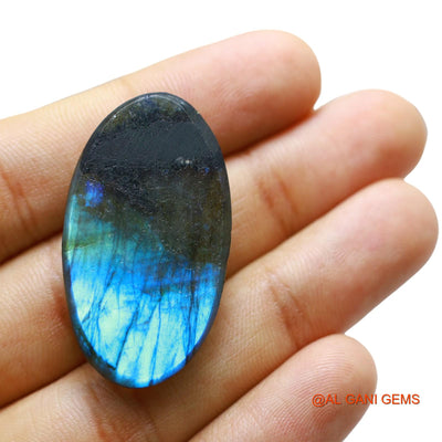 62.00 Cts Natural South African Fire Labradorite Oval Cabochon Loose Gemstone For Jewelry 38x21x8 mm L-48