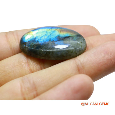 54.00 Cts Natural South African Fire Labradorite Loose Gemstone Oval Cabochon 35x24x7 mm L-54