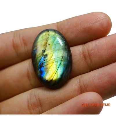 Natural Untreated Fire Labradorite Loose Gemstone Oval Cabochon From South Africa 35.00 Cts 32x21x6 mm L-60