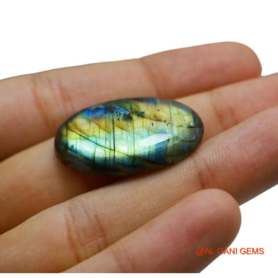 Natural Untreated Fire Labradorite Loose Gemstone Oval Cabochon From South Africa 35.00 Cts 32x21x6 mm L-60