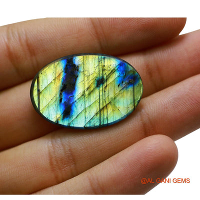 Natural Untreated Fire Labradorite Loose Gemstone Oval Cabochon From South Africa 35.00 Cts 32x21x6 mm L-60