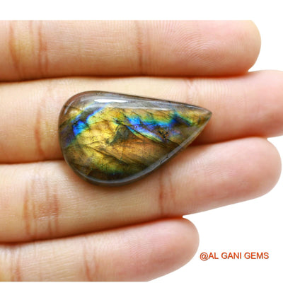 28.00 Cts Natural South African Fire Labradorite Loose Gemstone Fancy Cabochon 32x20x6 mm L-62