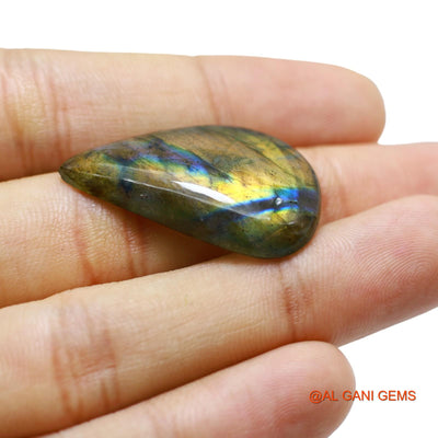 28.00 Cts Natural South African Fire Labradorite Loose Gemstone Fancy Cabochon 32x20x6 mm L-62