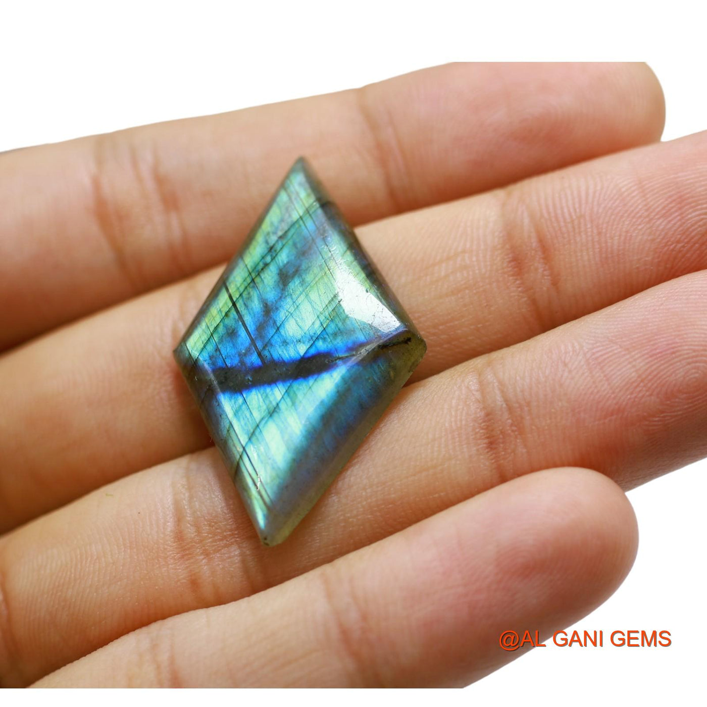 Natural Fire Labradorite Gemstone 25.00 Cts Loose Fancy Cabochon From South Africa 37x22x5 mm L-63