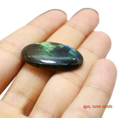 29.00 Cts Natural South African Fire Labradorite Oval Cabochon Loose Gemstone For Jewelry 31x21x5 mm L-65