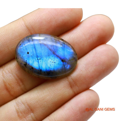 28.00 Cts Natural South African Fire Labradorite Loose Gemstone Oval Cabochon 29x21x5 mm L-66