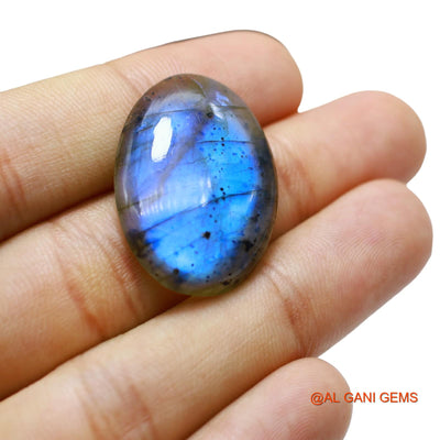 28.00 Cts Natural South African Fire Labradorite Loose Gemstone Oval Cabochon 29x21x5 mm L-66