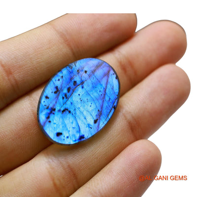 28.00 Cts Natural South African Fire Labradorite Loose Gemstone Oval Cabochon 29x21x5 mm L-66