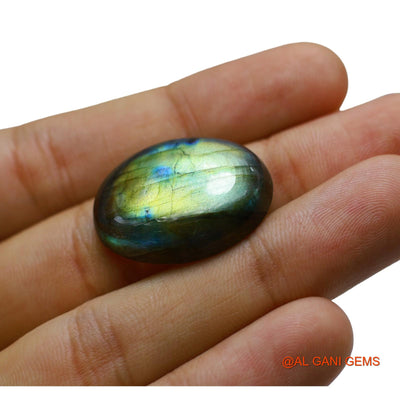 35.00 Cts Natural South African Fire Labradorite Loose Gemstone Oval Cabochon 27x21x7 mm L-67