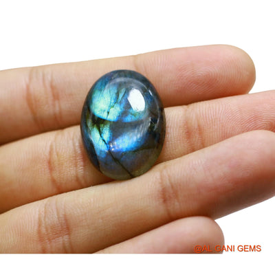 28.00 Cts Natural South African Fire Labradorite Loose Gemstone Oval Cabochon 27x19x6 mm L-68