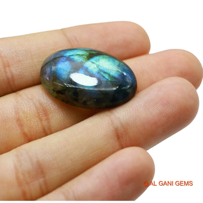 28.00 Cts Natural South African Fire Labradorite Loose Gemstone Oval Cabochon 27x19x6 mm L-68