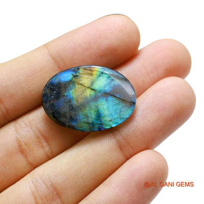 28.00 Cts Natural South African Fire Labradorite Loose Gemstone Oval Cabochon 27x19x6 mm L-68
