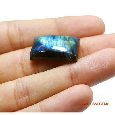 29.00 Cts Natural South African Fire Labradorite Square Cabochon Loose Gemstone For Jewelry 24x15x7 mm L-70
