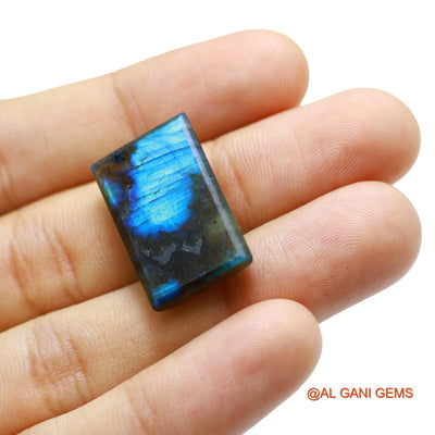 29.00 Cts Natural South African Fire Labradorite Square Cabochon Loose Gemstone For Jewelry 24x15x7 mm L-70