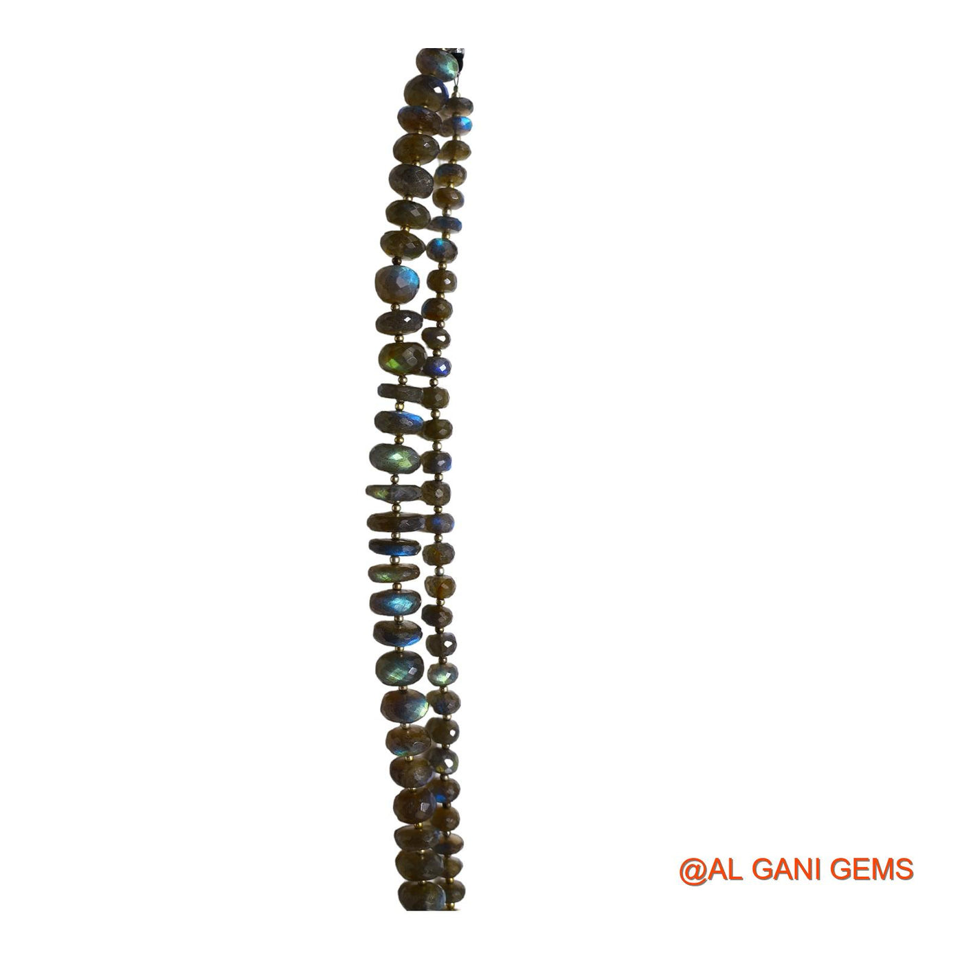 Natural Multi Color Labradorite Loose Strand 11X11 TO 14X14 MM Round Faceted Beads For Jewelry Craft 9" LB-7
