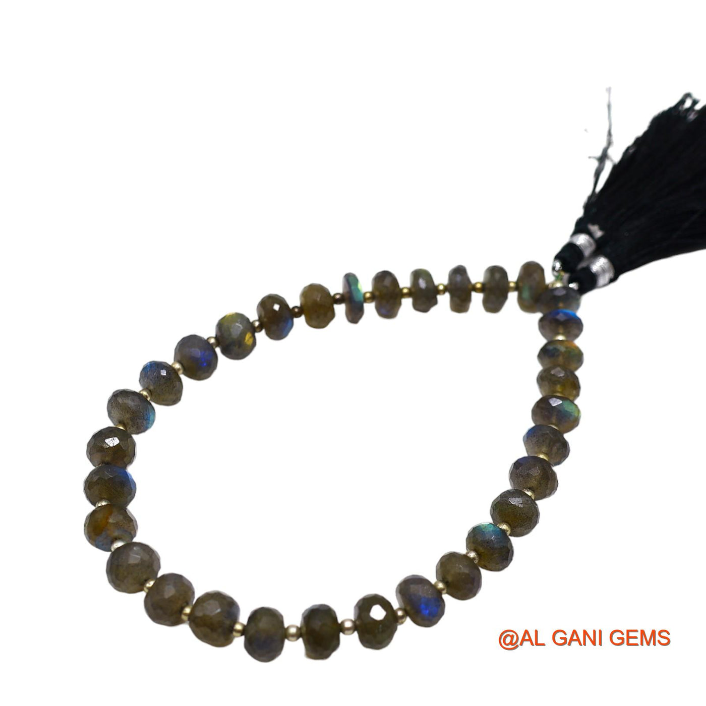 Natural Multi Color Labradorite Loose Strand 11X11 TO 14X14 MM Round Faceted Beads For Jewelry Craft 9" LB-7