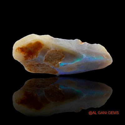 Natural Fire Opal Gemstone 128.75 Cts Loose Fancy Rough From Australia 61x28x17 mm R-101