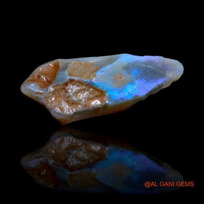 Natural Fire Opal Gemstone 128.75 Cts Loose Fancy Rough From Australia 61x28x17 mm R-101