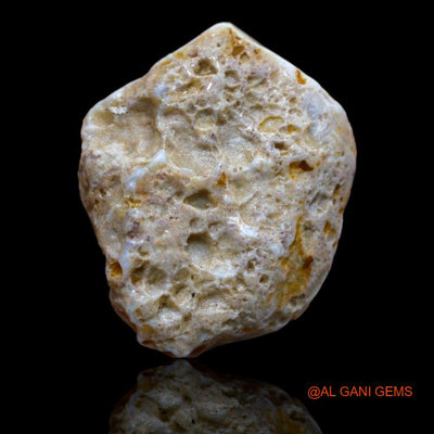 Natural Untreated Fire Opal Loose Gemstone Fancy Rough From Australia 49.15 Cts 32x29x9 mm R-107