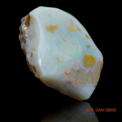 Natural Untreated Fire Opal Loose Gemstone Fancy Rough From Australia 49.15 Cts 32x29x9 mm R-107