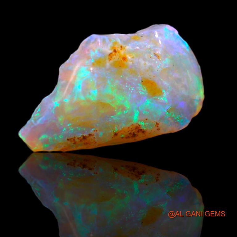 3.25 Cts Natural Australian Fire Opal Loose Gemstone Fancy Rough 8x4x2 mm R-10