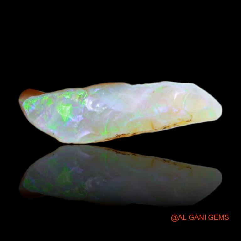 3.25 Cts Natural Australian Fire Opal Loose Gemstone Fancy Rough 8x4x2 mm R-10