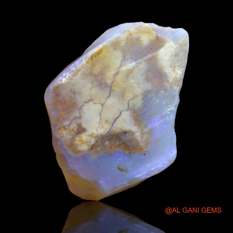 35.20 Cts Natural Australian Fire Opal Fancy Rough Loose Gemstone For Jewelry 34x25x9 mm R-124