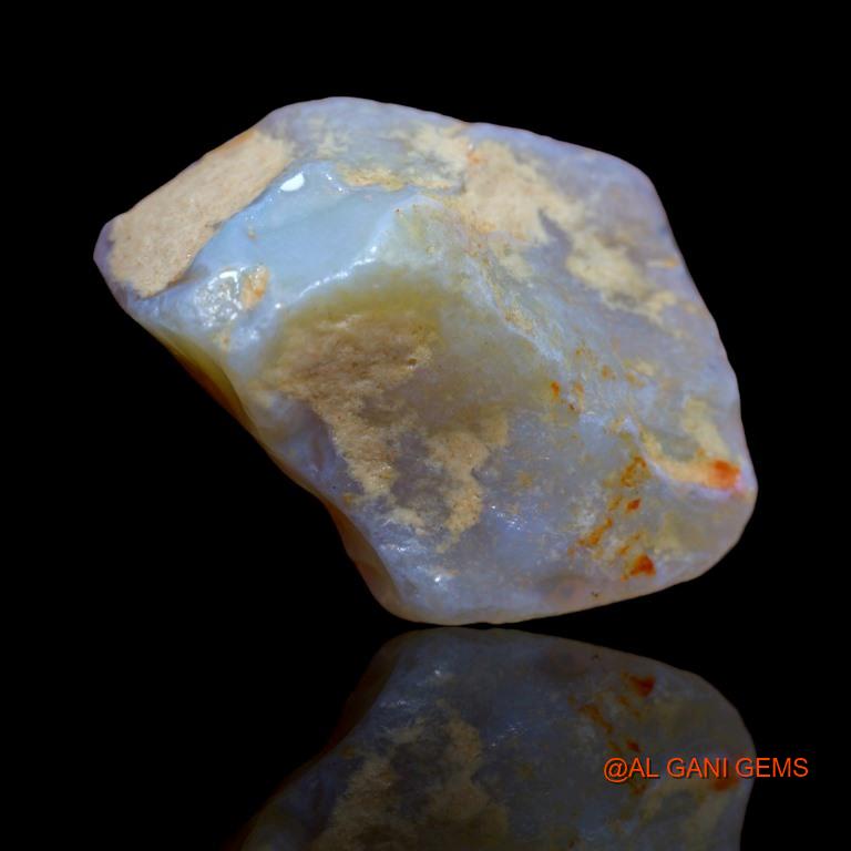 35.20 Cts Natural Australian Fire Opal Fancy Rough Loose Gemstone For Jewelry 34x25x9 mm R-124
