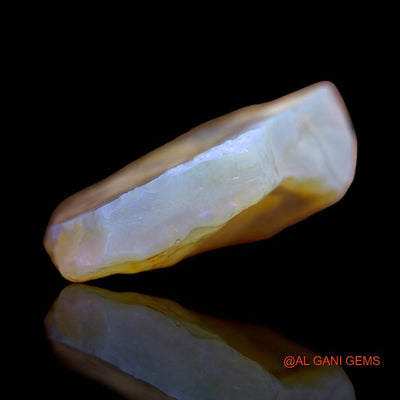 35.20 Cts Natural Australian Fire Opal Fancy Rough Loose Gemstone For Jewelry 34x25x9 mm R-124