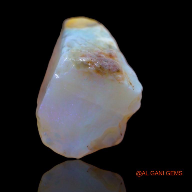 17.70 Cts Natural Australian Fire Opal Loose Gemstone Fancy Rough 25x14x12 mm R-128