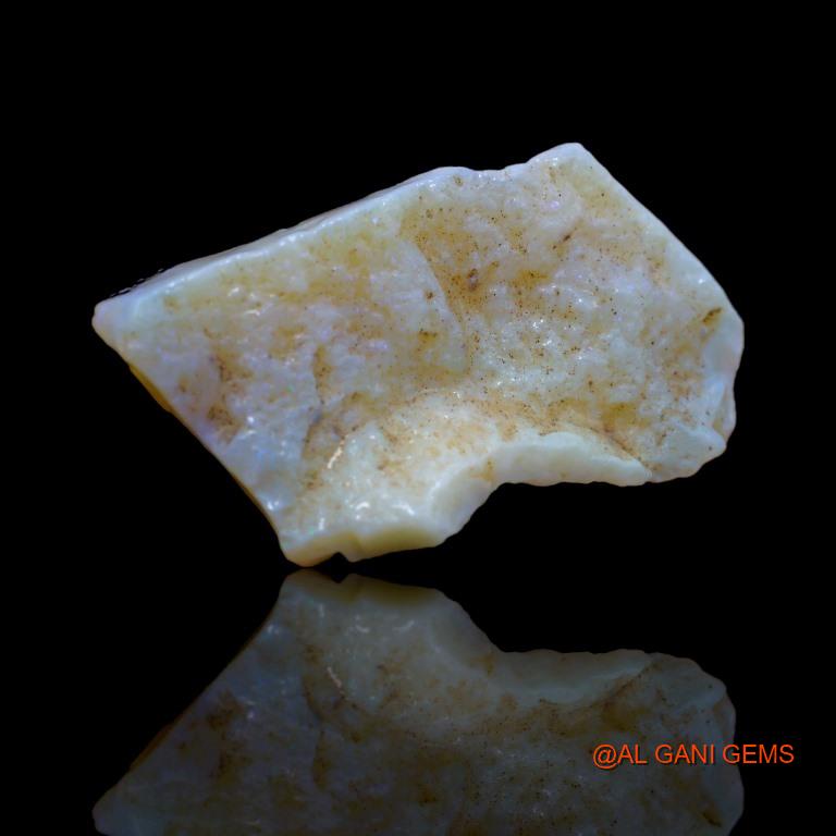 22.90 Cts Unheated Australian Fire Opal Loose Gemstone Fancy Rough Natural 40x21x4 mm R-129