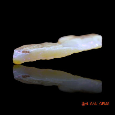 22.90 Cts Unheated Australian Fire Opal Loose Gemstone Fancy Rough Natural 40x21x4 mm R-129