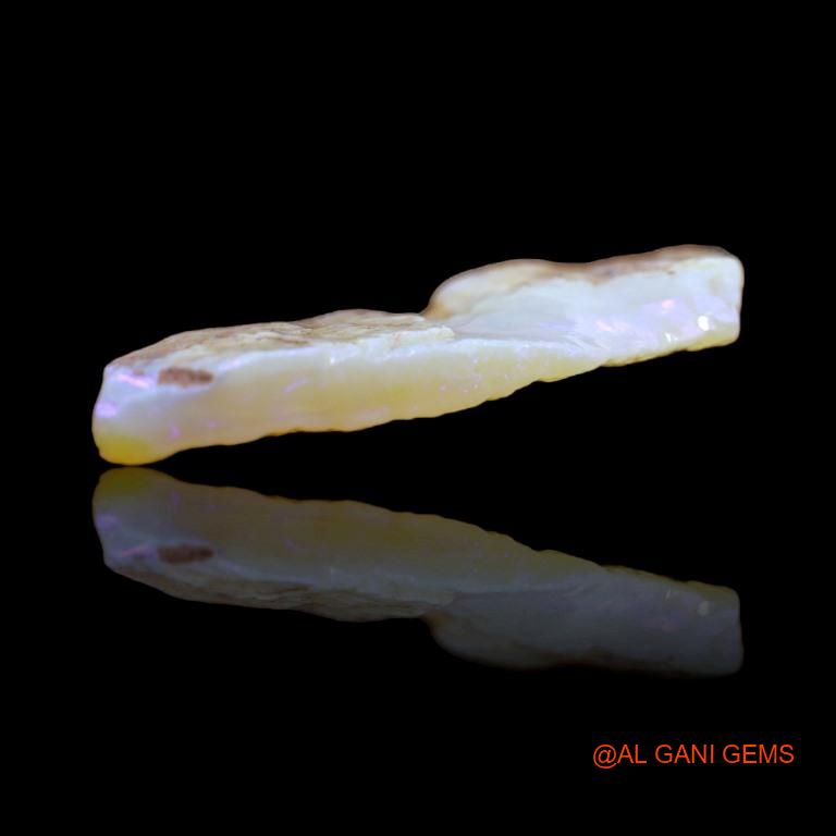 22.90 Cts Unheated Australian Fire Opal Loose Gemstone Fancy Rough Natural 40x21x4 mm R-129