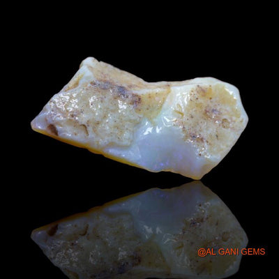22.90 Cts Unheated Australian Fire Opal Loose Gemstone Fancy Rough Natural 40x21x4 mm R-129