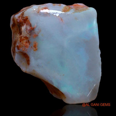 Natural Fire Opal Gemstone 45.70 Cts Loose Fancy Rough From Australia 29x24x8 mm R-132