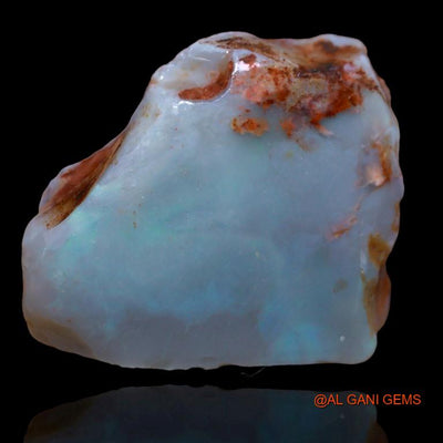 Natural Fire Opal Gemstone 45.70 Cts Loose Fancy Rough From Australia 29x24x8 mm R-132
