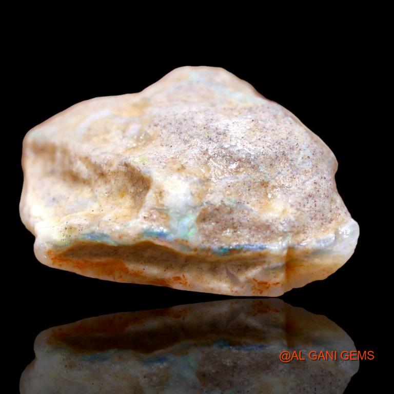 33.85 Cts Natural Australian Fire Opal Loose Gemstone Fancy Rough 26x23x10 mm R-135